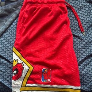 Mens Red Basketball Shorts